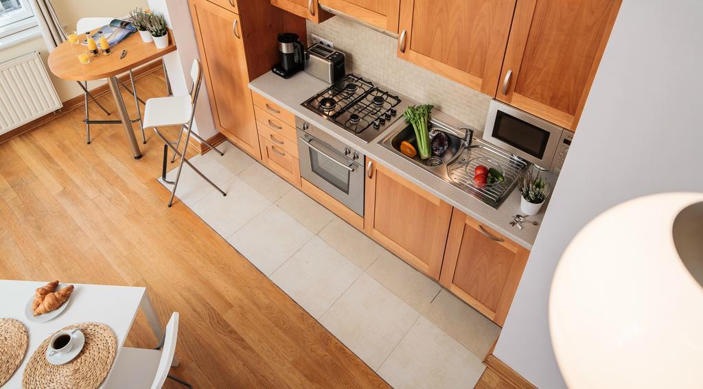 M Apartments Krakov Pokoj fotografie